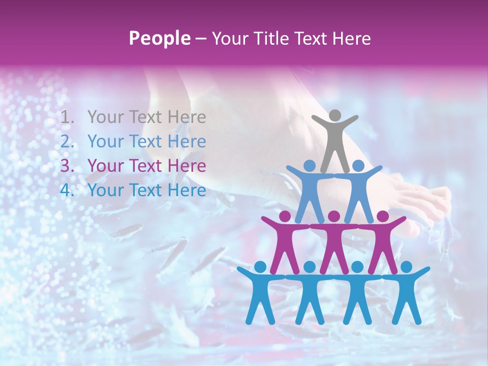 Pedicure Beautiful Nail PowerPoint Template