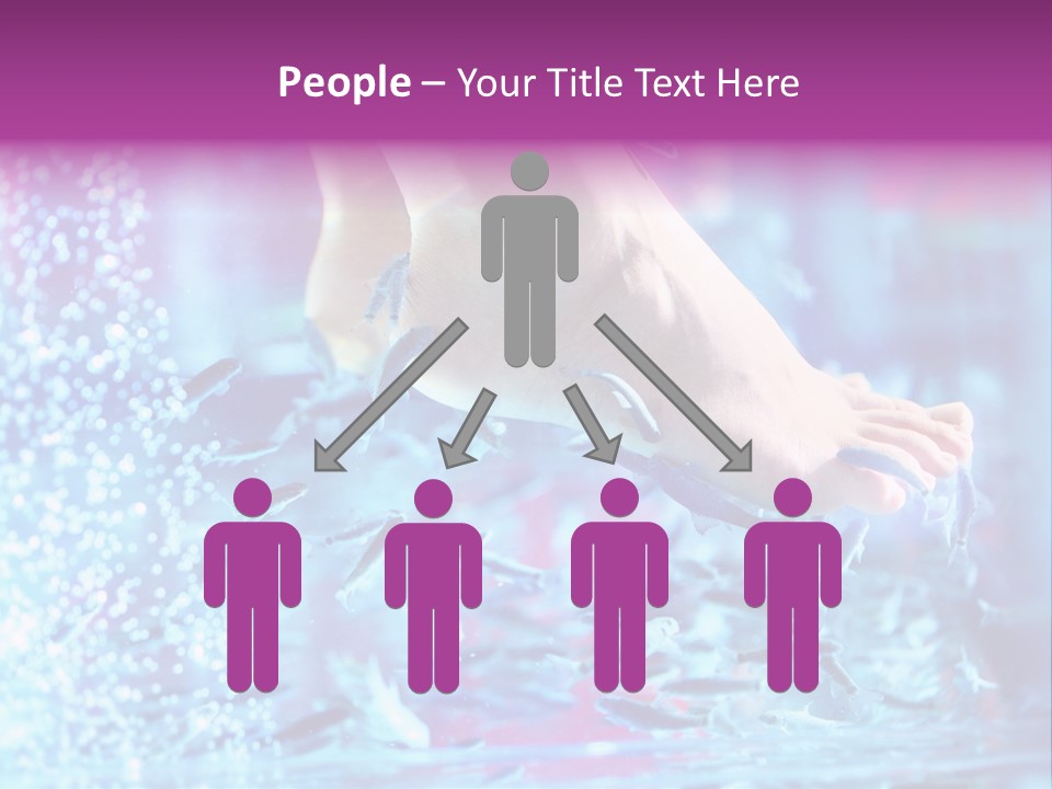 Pedicure Beautiful Nail PowerPoint Template