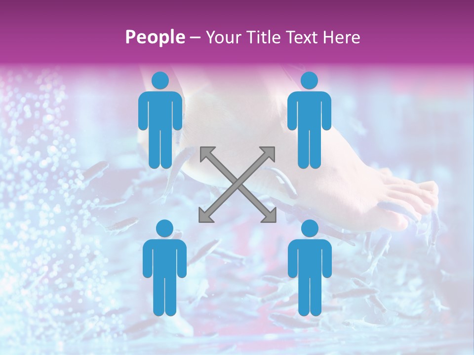 Pedicure Beautiful Nail PowerPoint Template