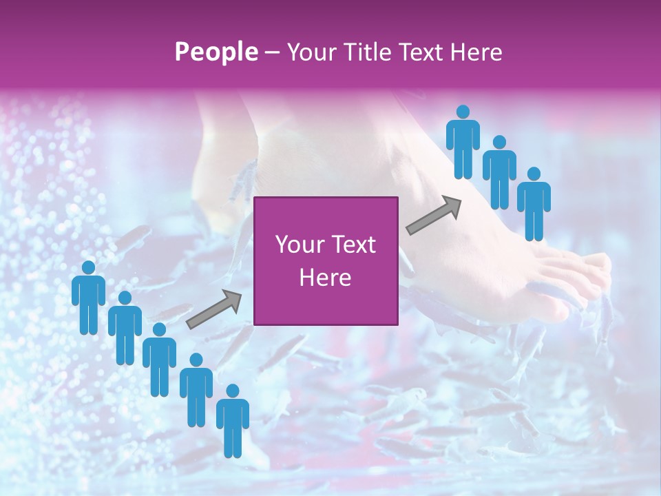 Pedicure Beautiful Nail PowerPoint Template