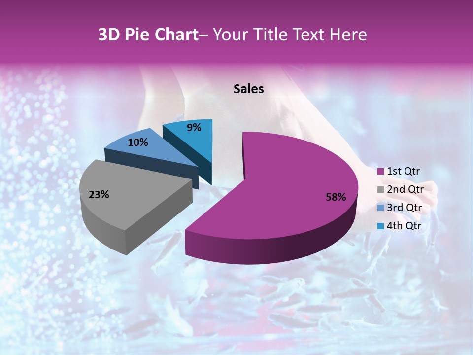 Pedicure Beautiful Nail PowerPoint Template