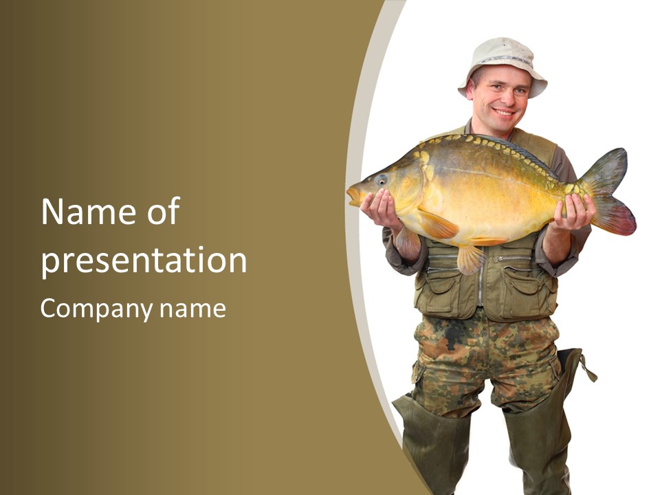 Fish Success Harvest PowerPoint Template