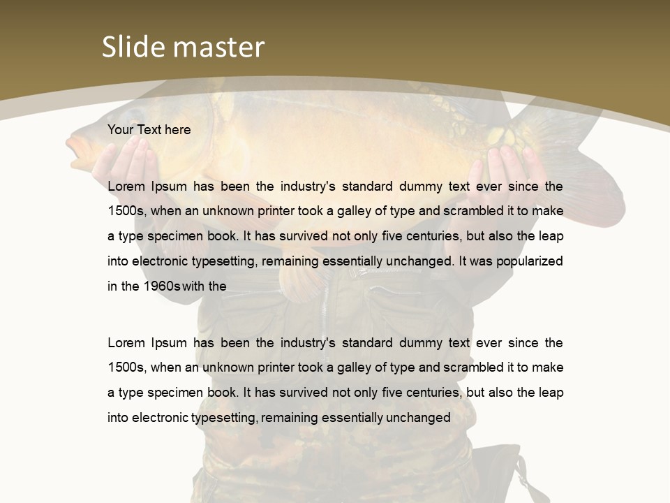 Fish Success Harvest PowerPoint Template