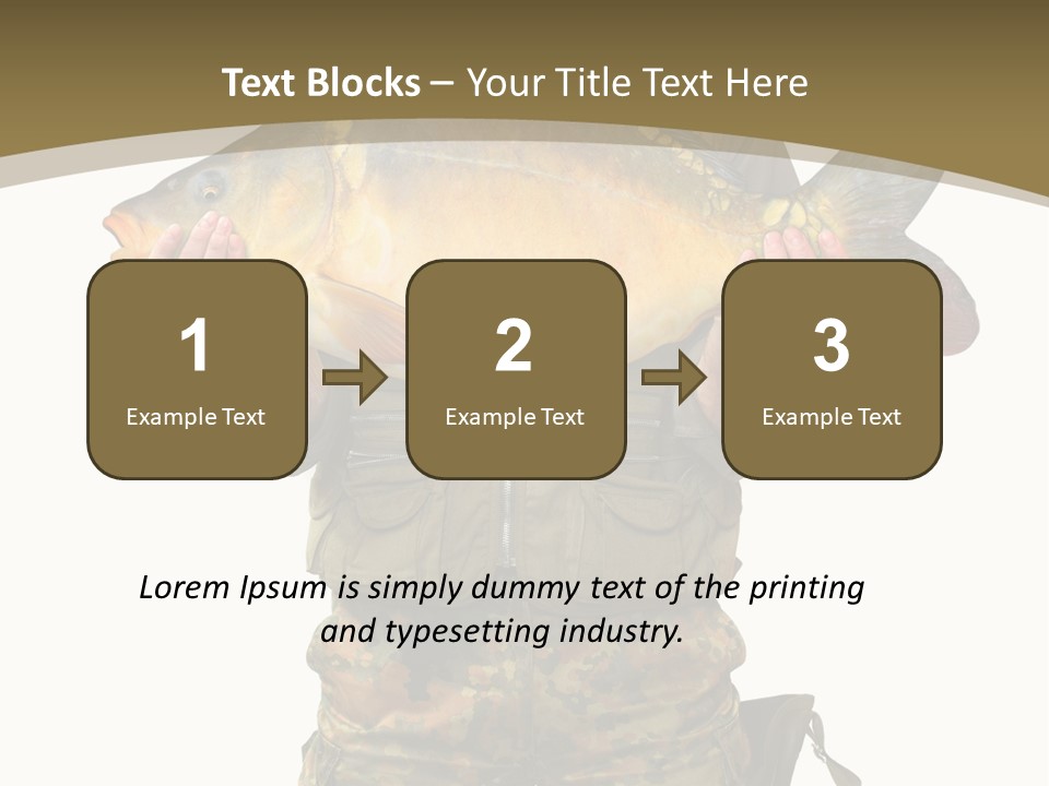 Fish Success Harvest PowerPoint Template