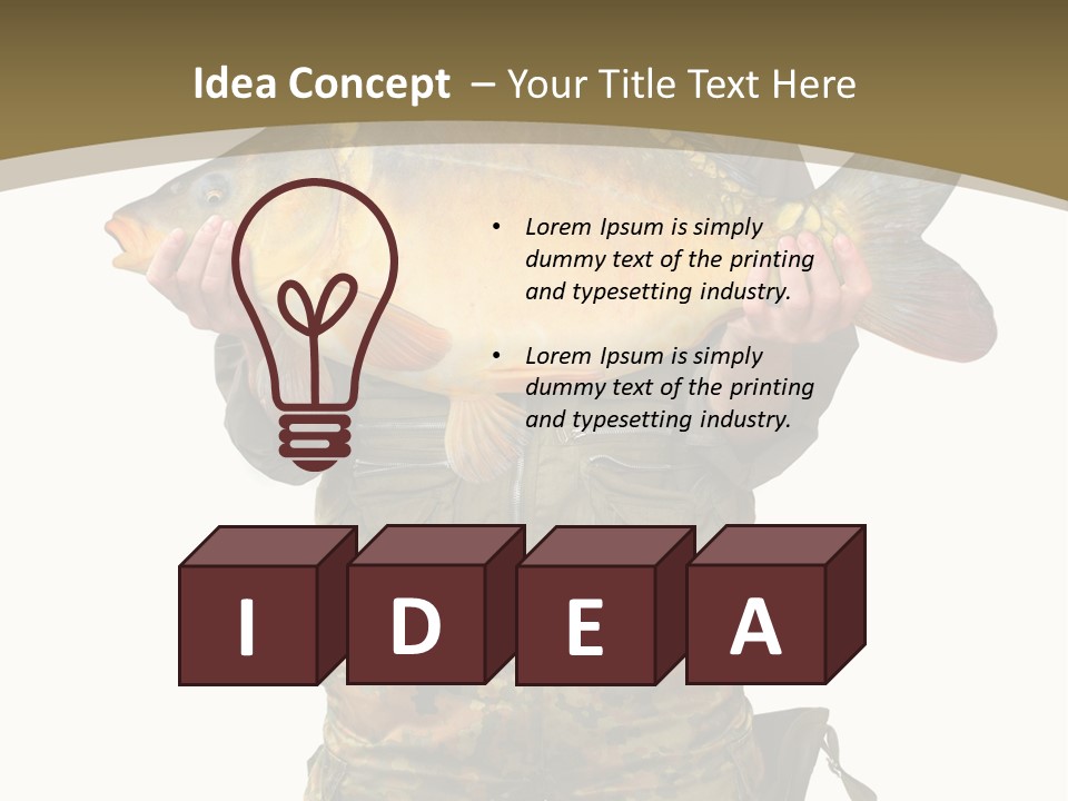 Fish Success Harvest PowerPoint Template