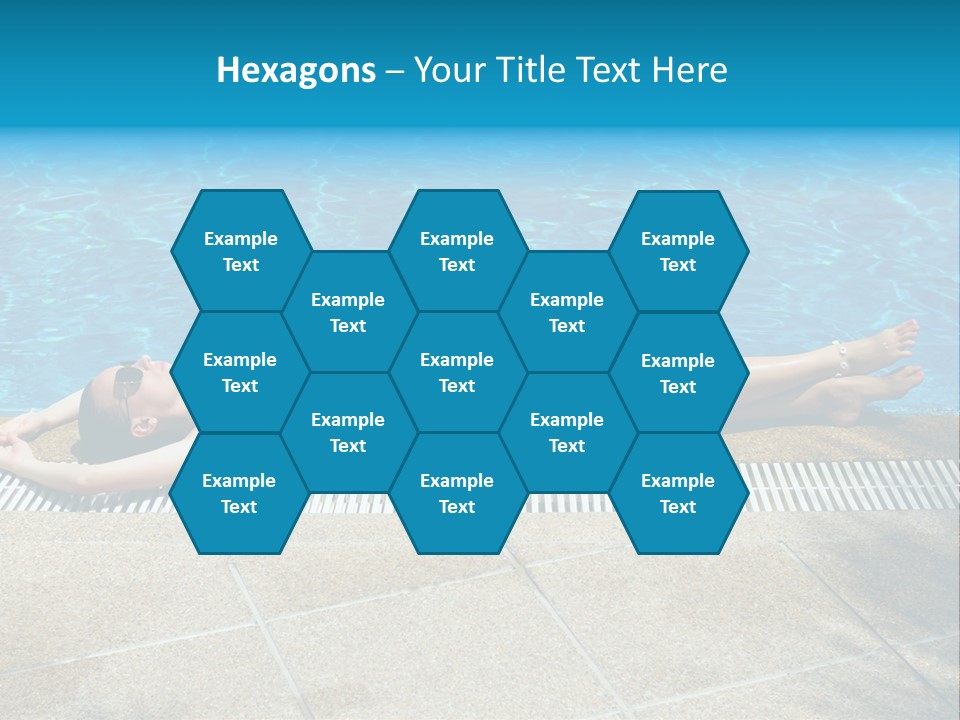 Girl Holiday Sun PowerPoint Template