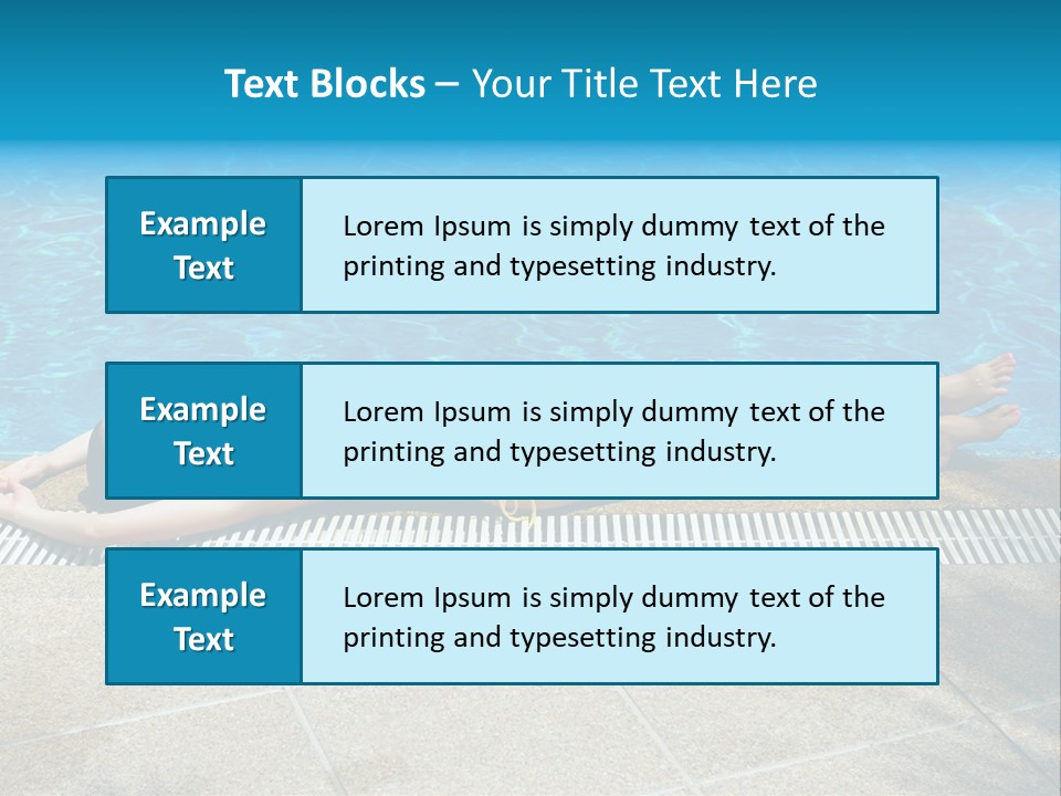 Girl Holiday Sun PowerPoint Template