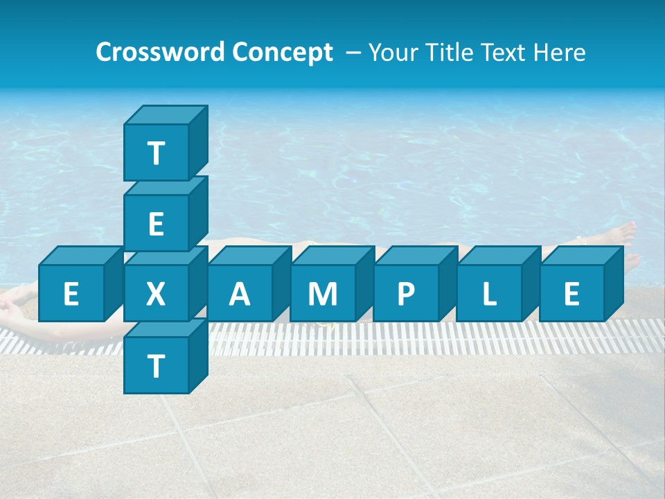 Girl Holiday Sun PowerPoint Template