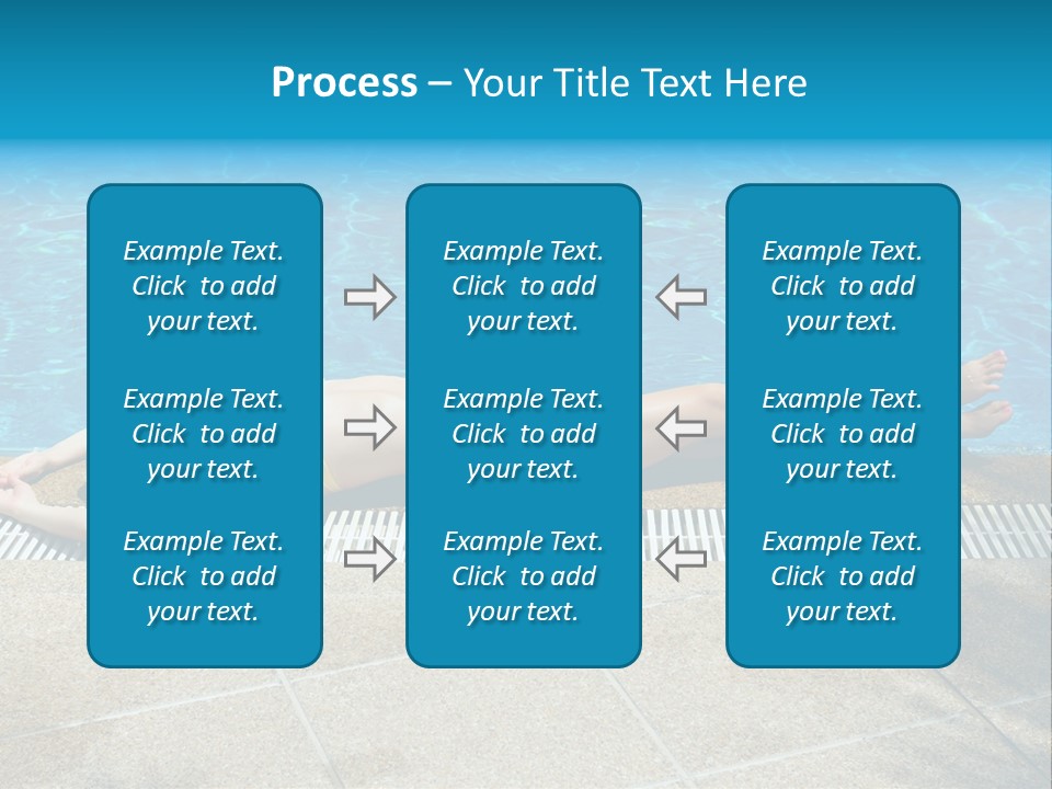 Girl Holiday Sun PowerPoint Template