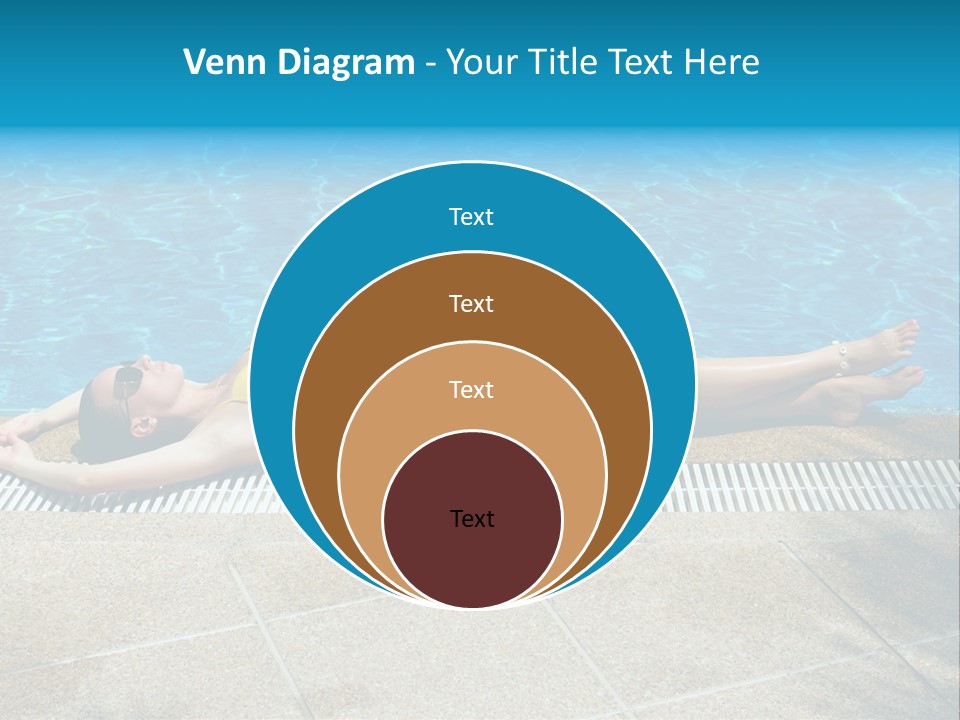 Girl Holiday Sun PowerPoint Template