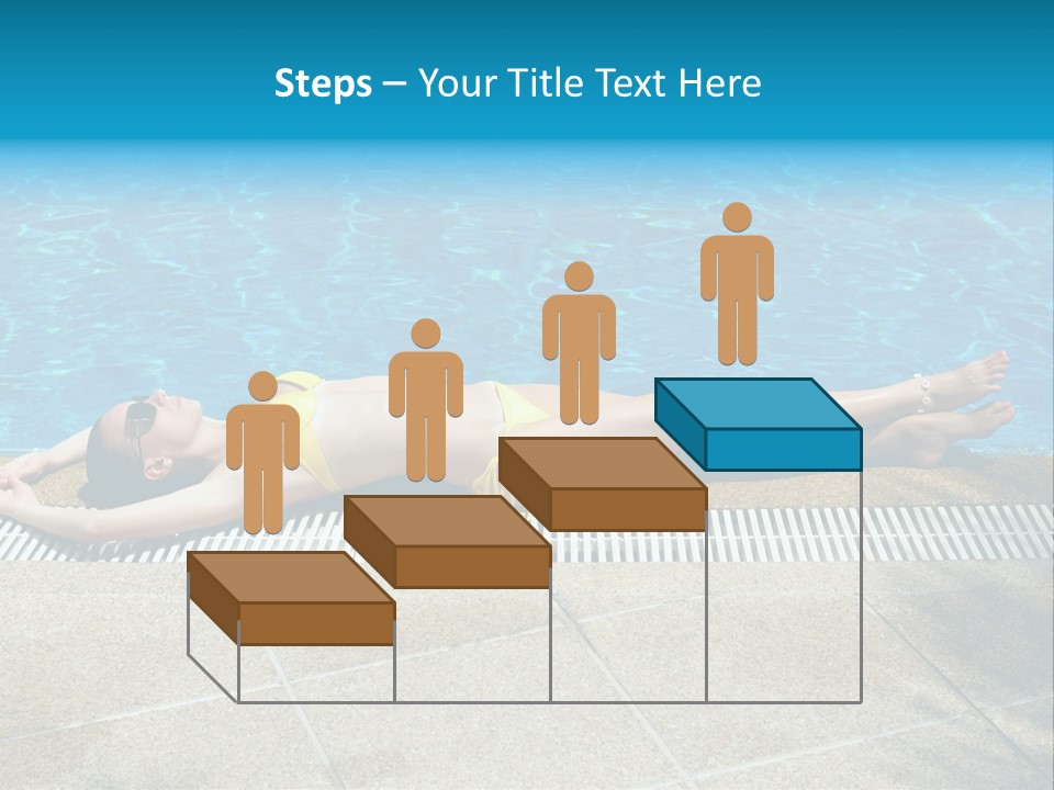 Girl Holiday Sun PowerPoint Template