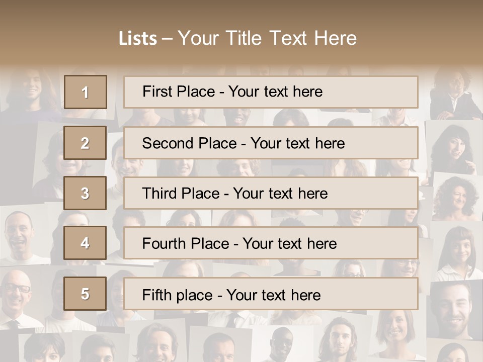 Elder Mosaic Different PowerPoint Template
