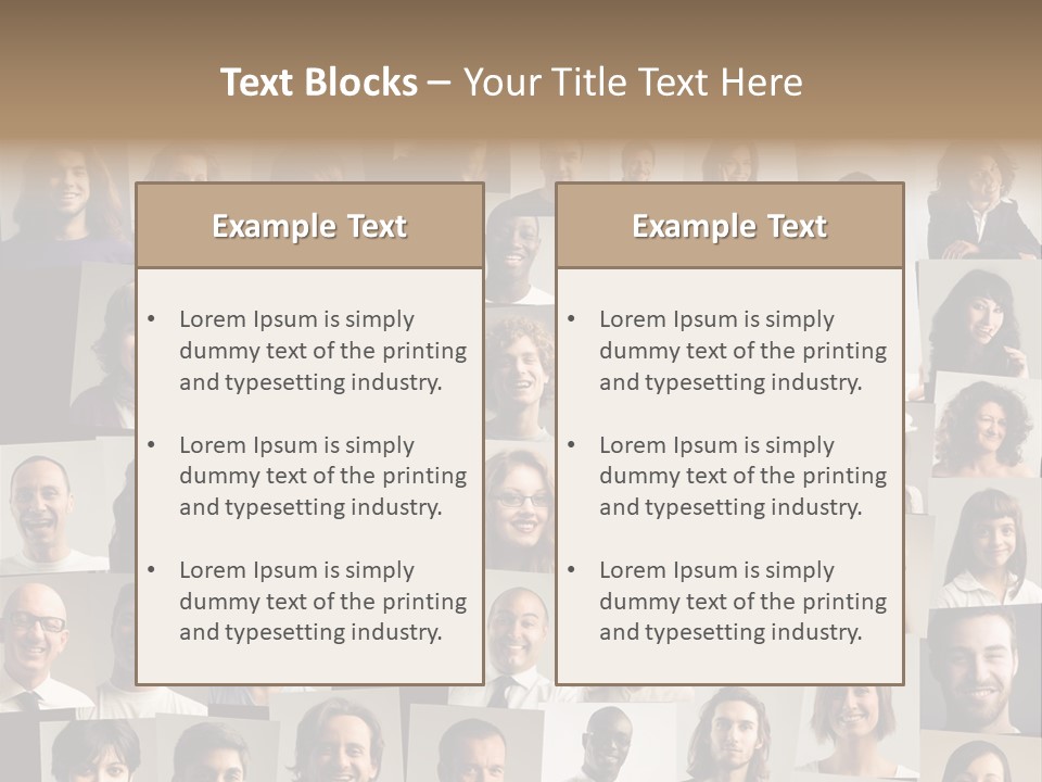Elder Mosaic Different PowerPoint Template