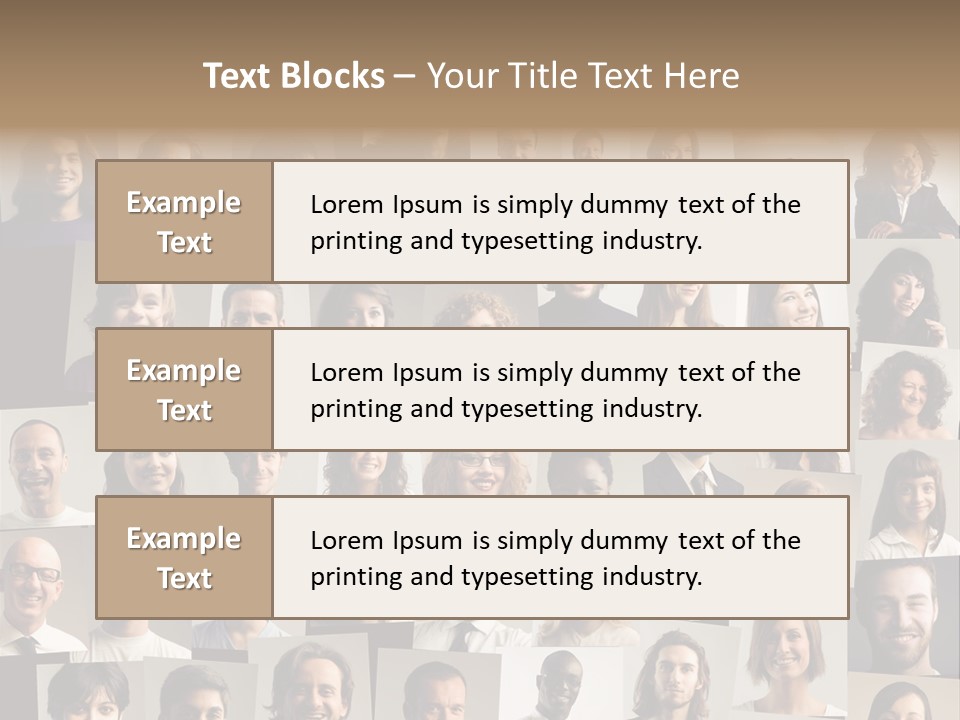 Elder Mosaic Different PowerPoint Template