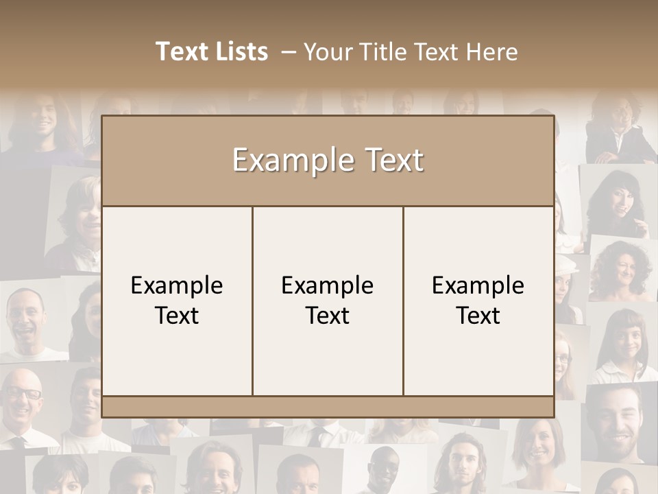 Elder Mosaic Different PowerPoint Template