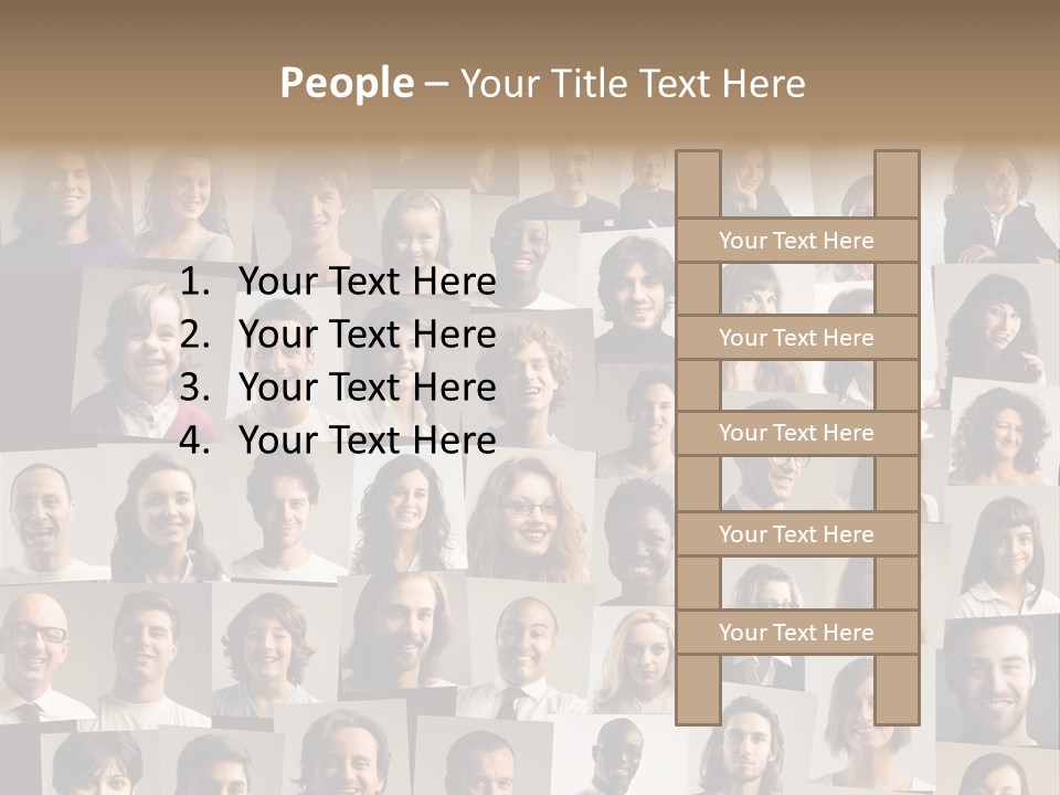 Elder Mosaic Different PowerPoint Template