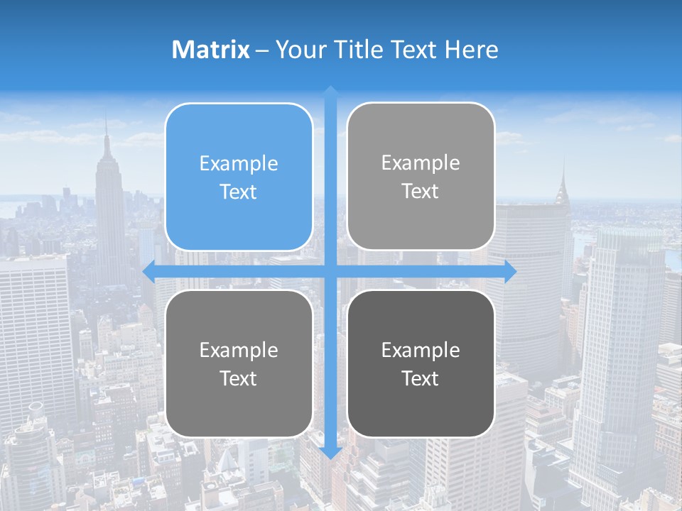 Cityscape City Morning PowerPoint Template