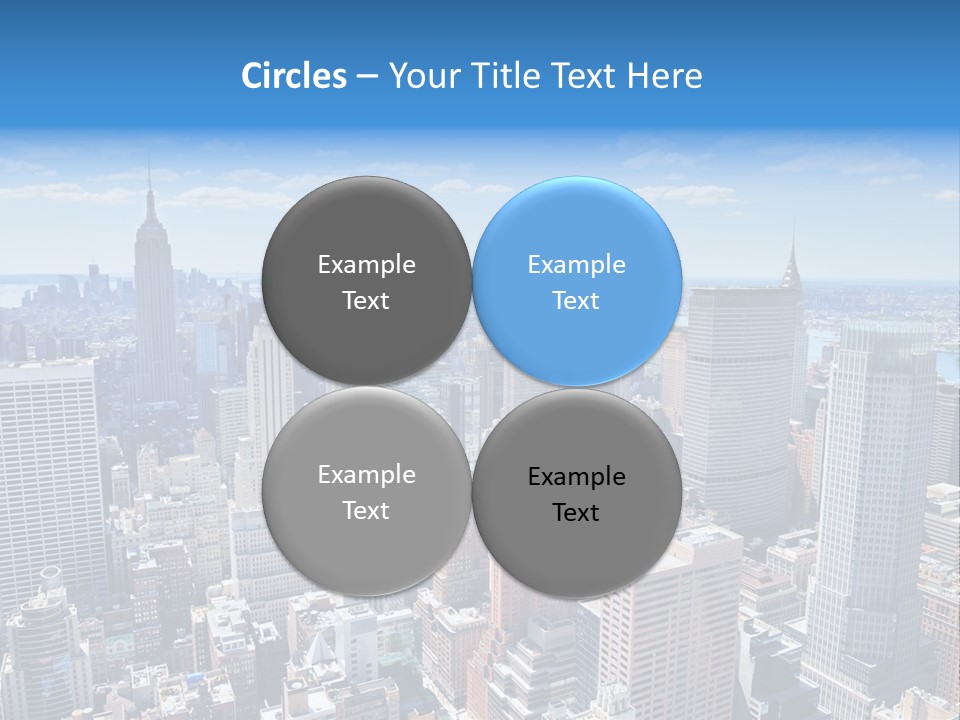 Cityscape City Morning PowerPoint Template