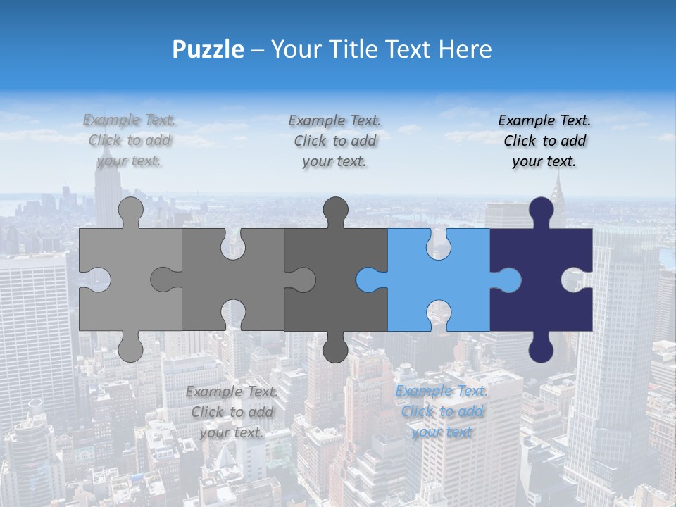 Cityscape City Morning PowerPoint Template