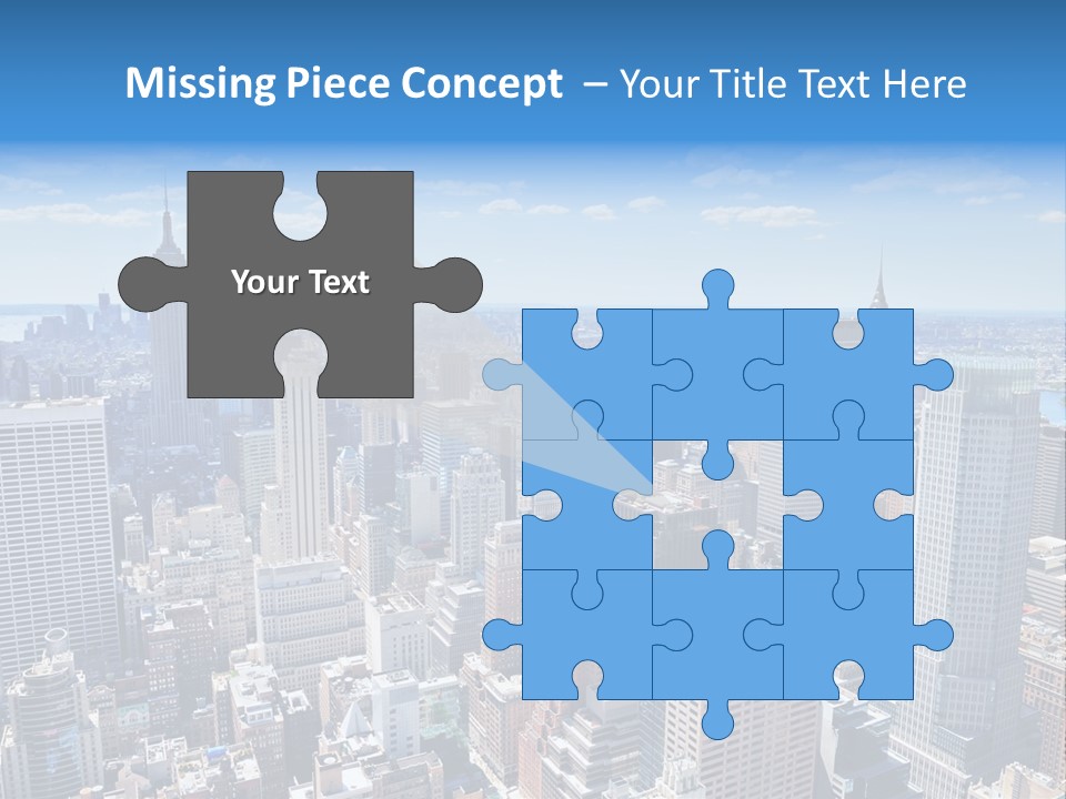 Cityscape City Morning PowerPoint Template