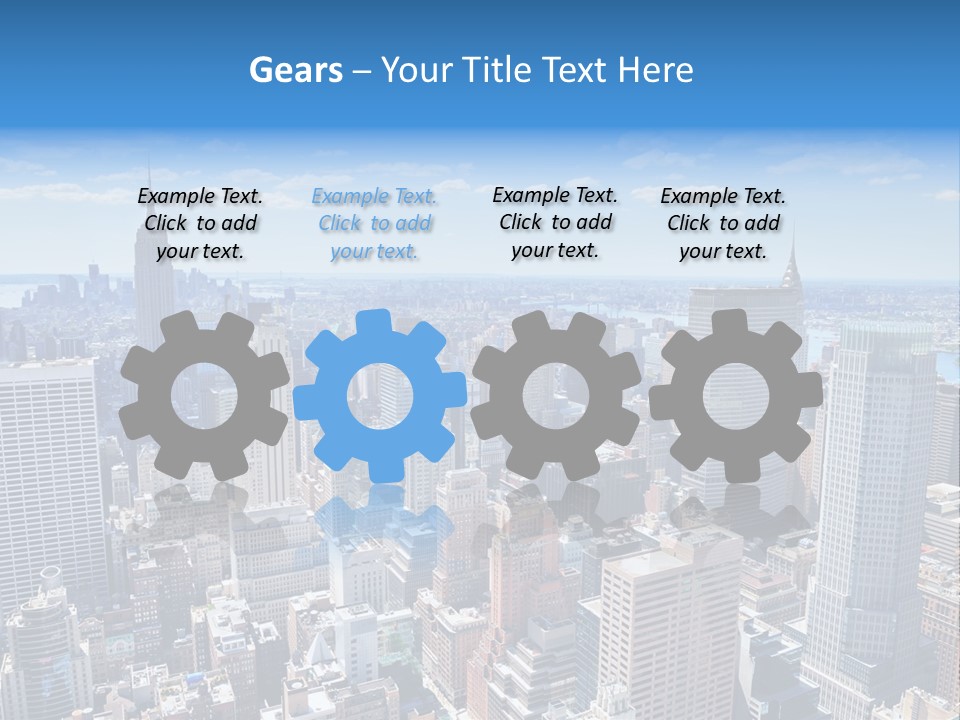 Cityscape City Morning PowerPoint Template
