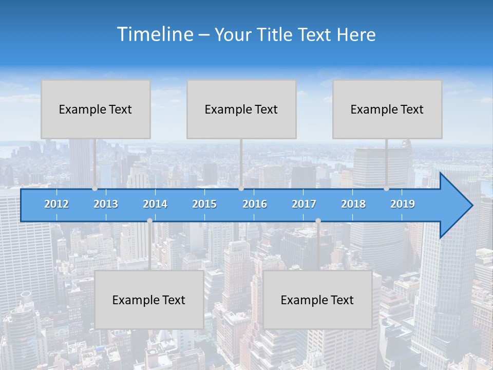 Cityscape City Morning PowerPoint Template