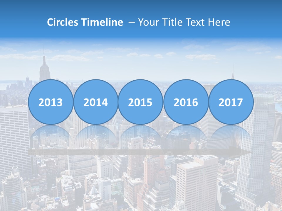 Cityscape City Morning PowerPoint Template