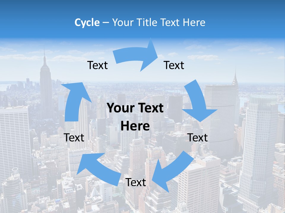 Cityscape City Morning PowerPoint Template