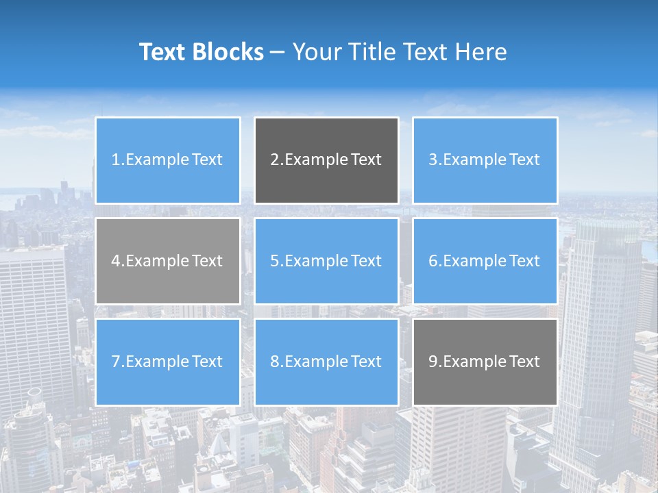 Cityscape City Morning PowerPoint Template