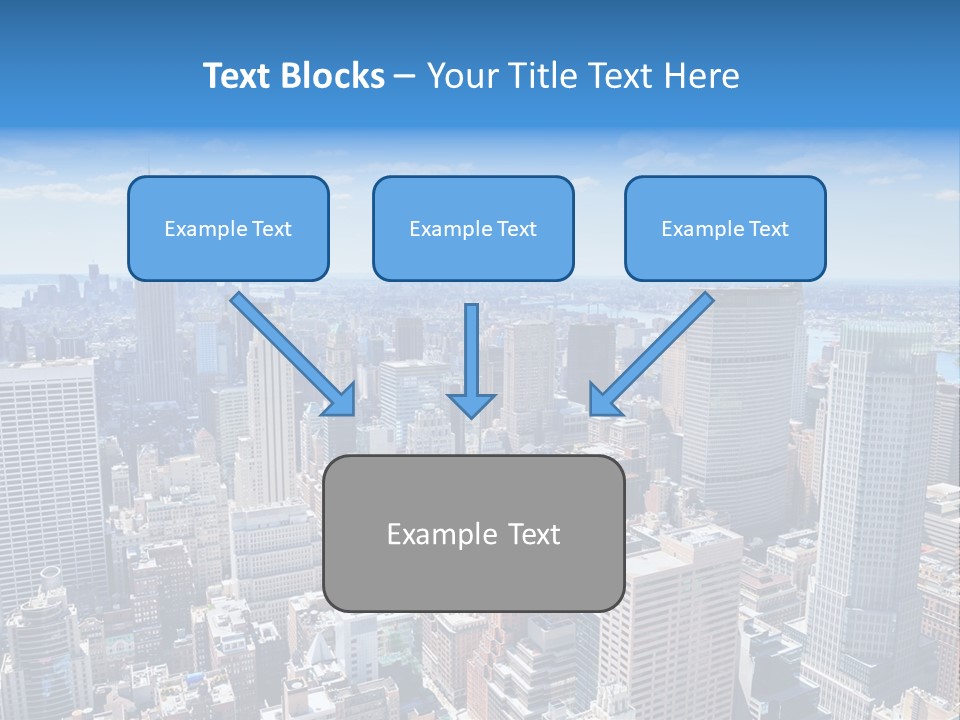 Cityscape City Morning PowerPoint Template