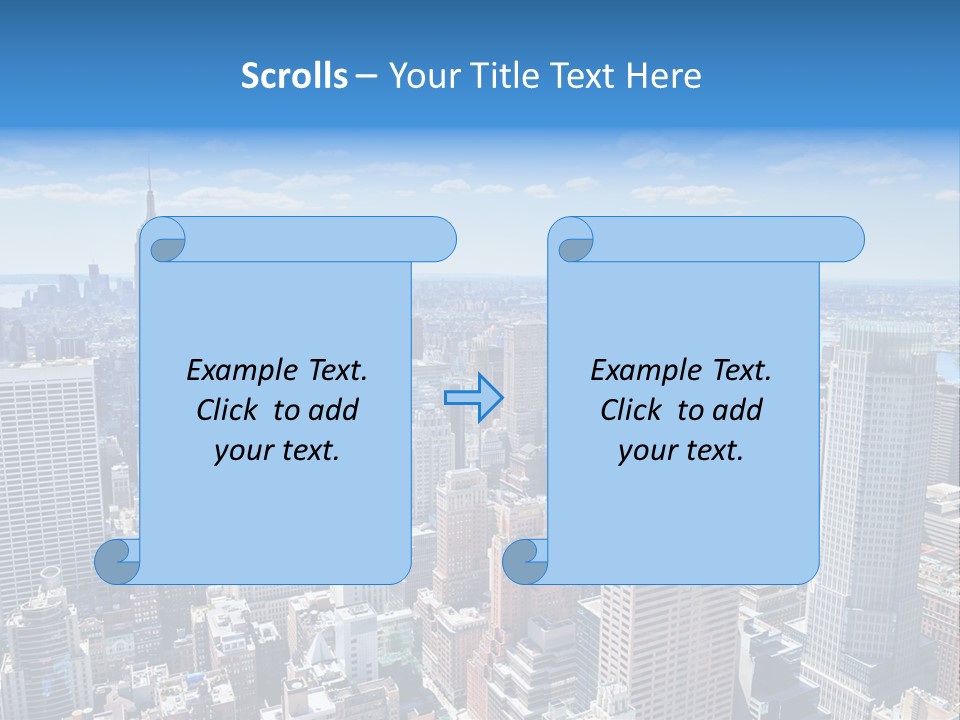 Cityscape City Morning PowerPoint Template