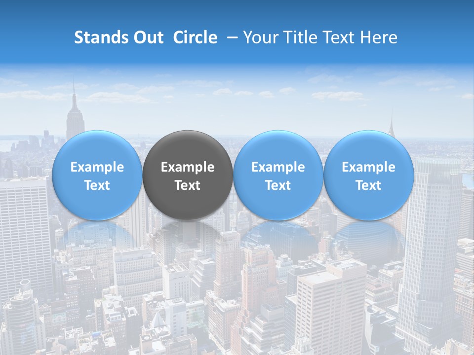 Cityscape City Morning PowerPoint Template