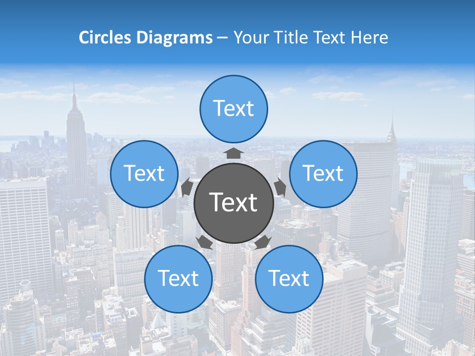 Cityscape City Morning PowerPoint Template