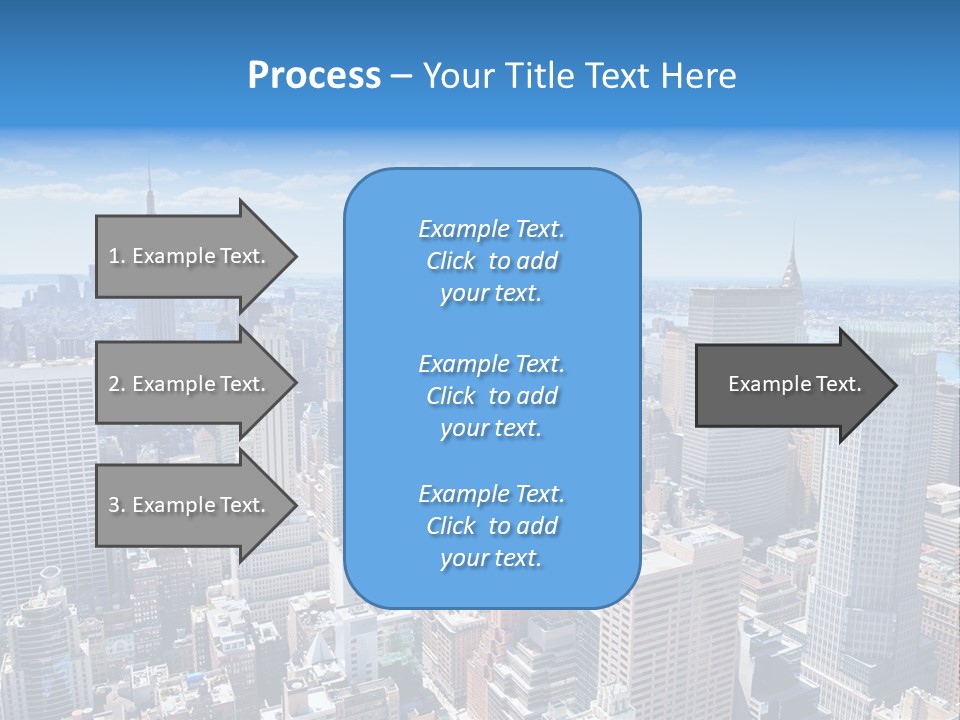 Cityscape City Morning PowerPoint Template