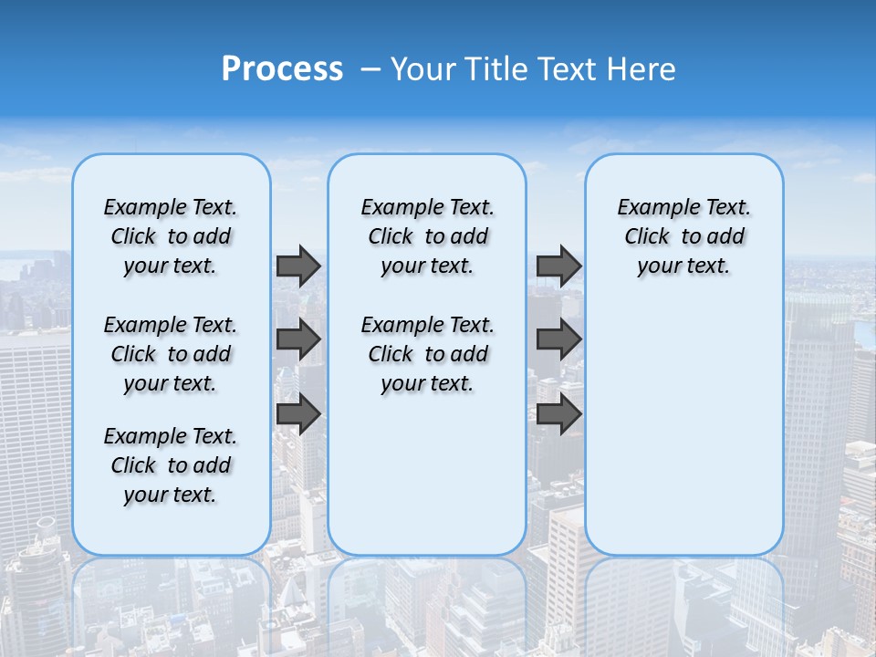 Cityscape City Morning PowerPoint Template