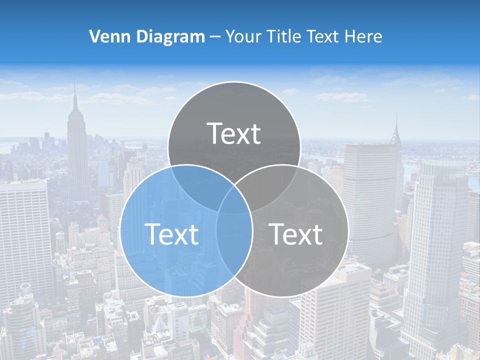 Cityscape City Morning PowerPoint Template