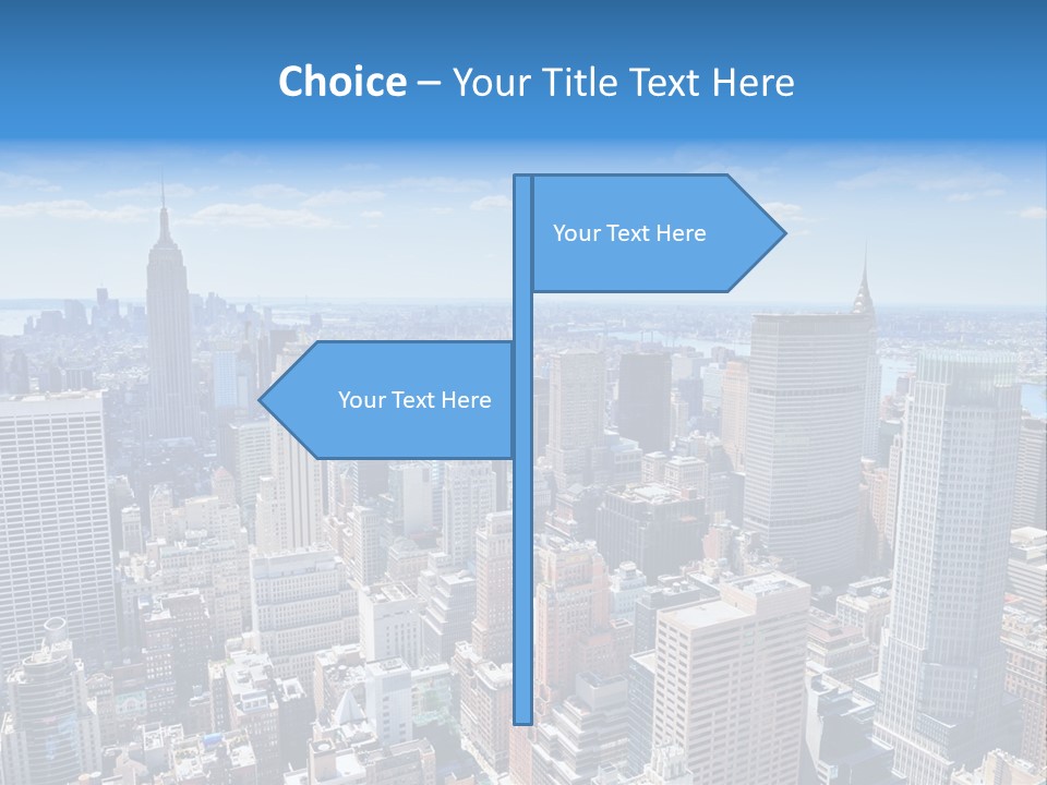 Cityscape City Morning PowerPoint Template