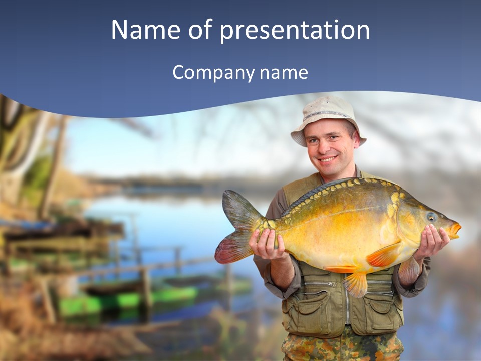 Fish Fun Czech PowerPoint Template