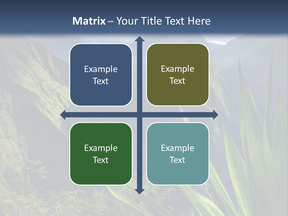 Indian Dawn Canyon PowerPoint Template