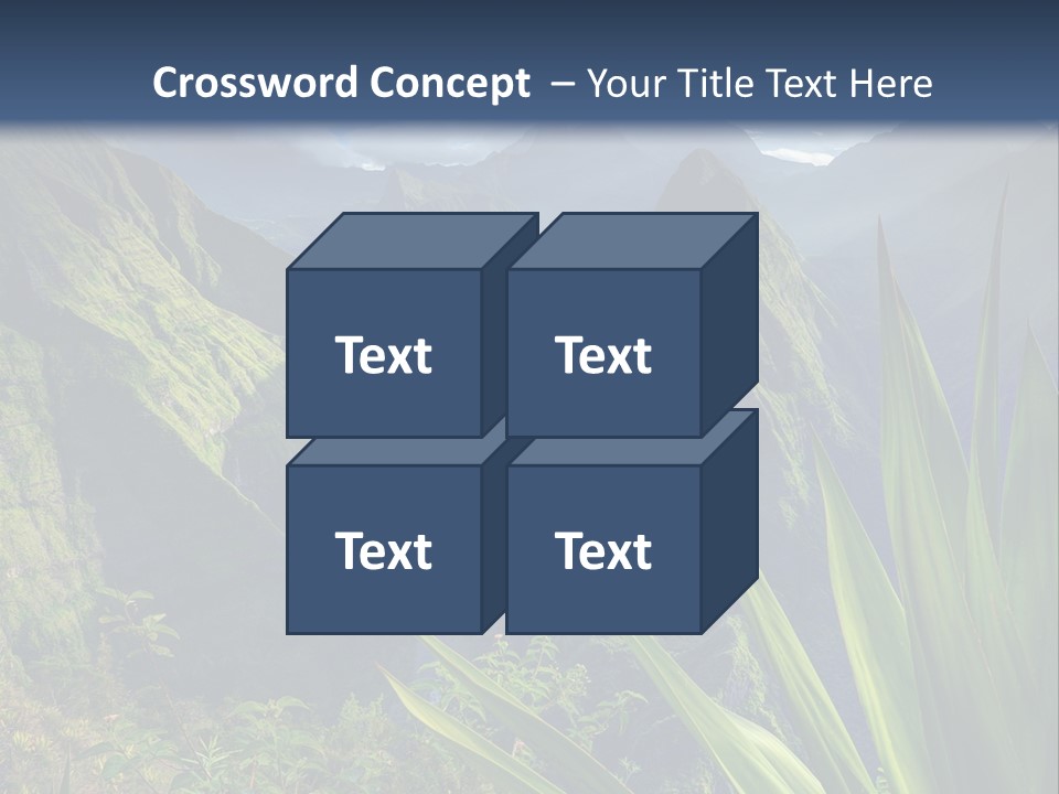 Indian Dawn Canyon PowerPoint Template