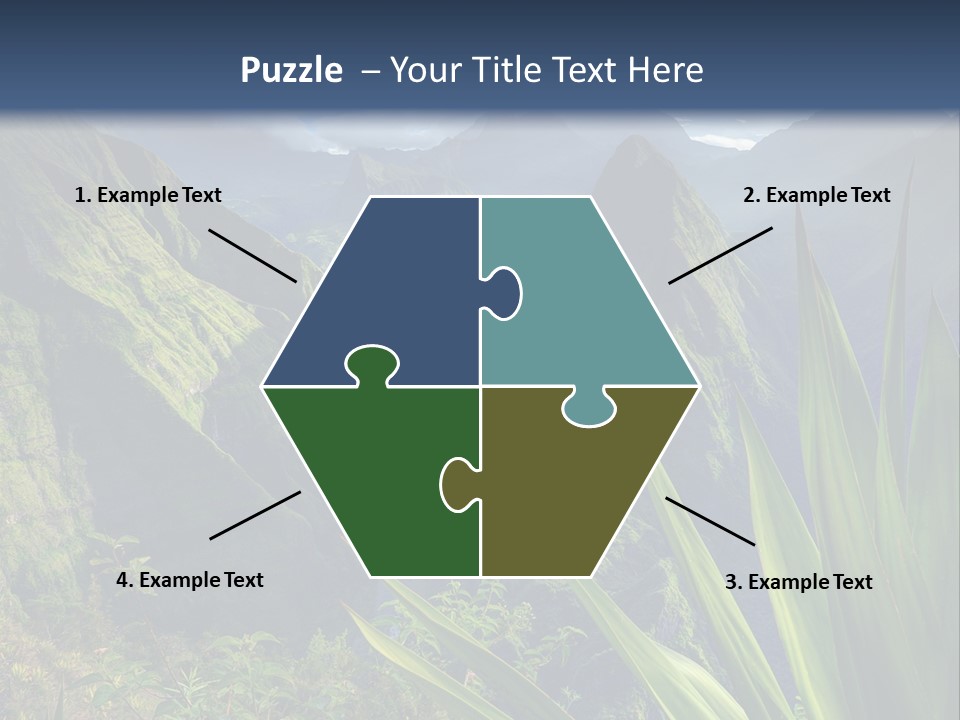 Indian Dawn Canyon PowerPoint Template