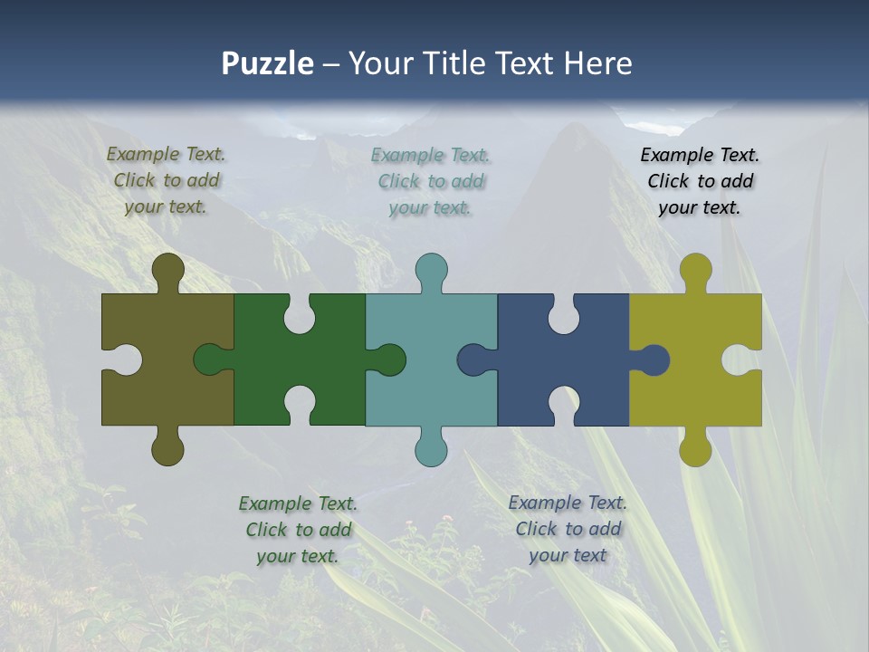 Indian Dawn Canyon PowerPoint Template