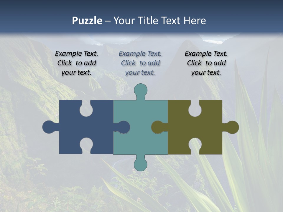 Indian Dawn Canyon PowerPoint Template