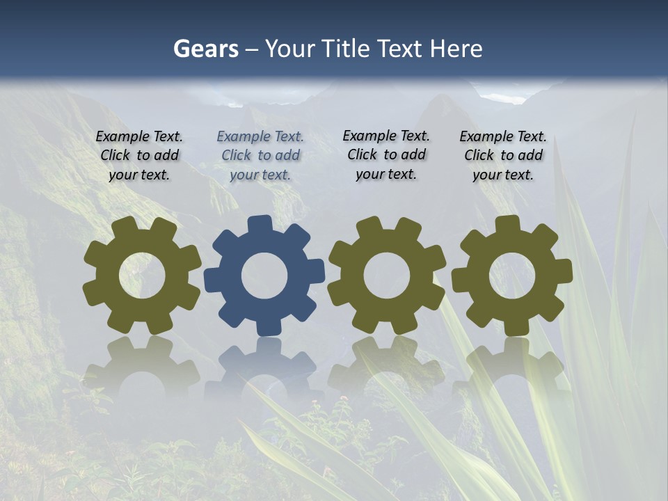 Indian Dawn Canyon PowerPoint Template