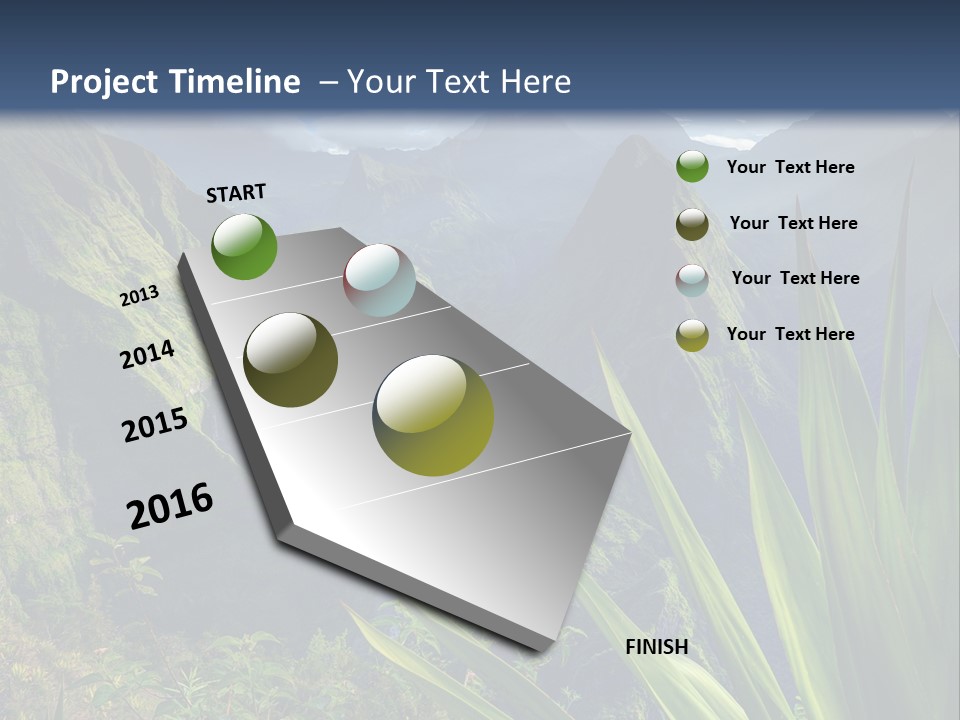 Indian Dawn Canyon PowerPoint Template