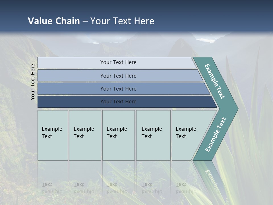Indian Dawn Canyon PowerPoint Template