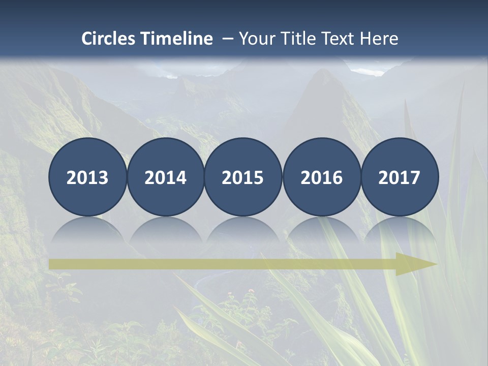 Indian Dawn Canyon PowerPoint Template