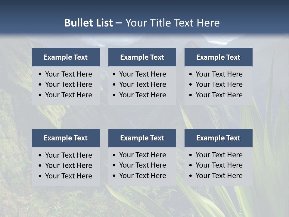 Indian Dawn Canyon PowerPoint Template
