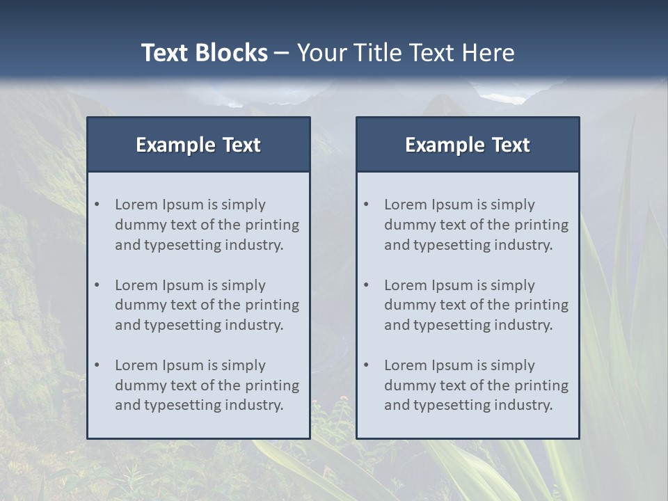 Indian Dawn Canyon PowerPoint Template