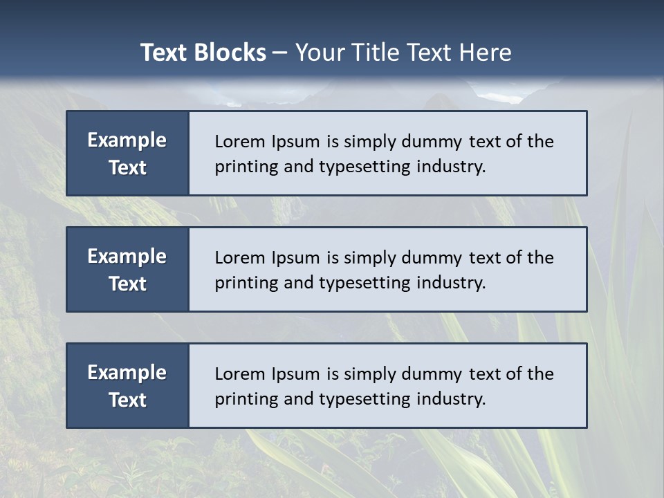 Indian Dawn Canyon PowerPoint Template